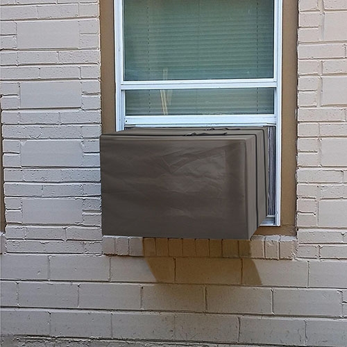 Window Air Conditioner Cover Medium, Bottom Covered