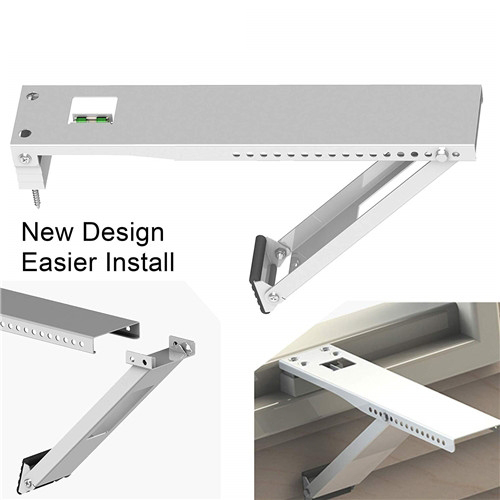 Window Air Conditioner Brackets, Universal AC Window Support Bracket, Med Duty - Up to 85 lbs - 13.5” Arm for A/C Units